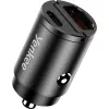 Car Charger YENKEE CAR 02 Power Delivery 30W with USB-A and USB-C ports