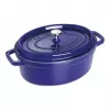 Cast iron cocotte Staub 4.25 L, 29 cm, blue
