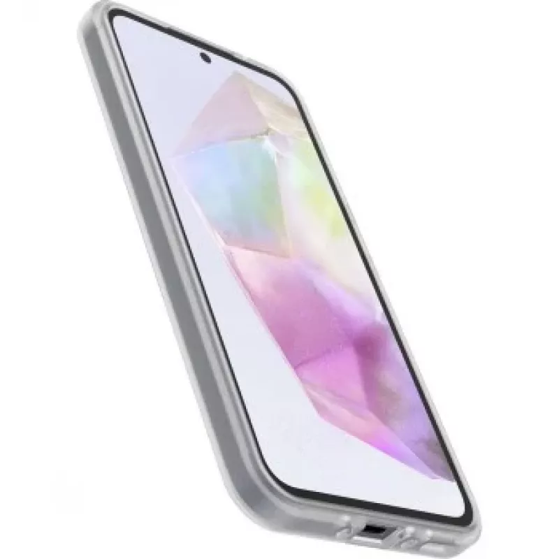 Phone back cover OTTERBOX React Series for Samsung Galaxy A35, clear slim protective case