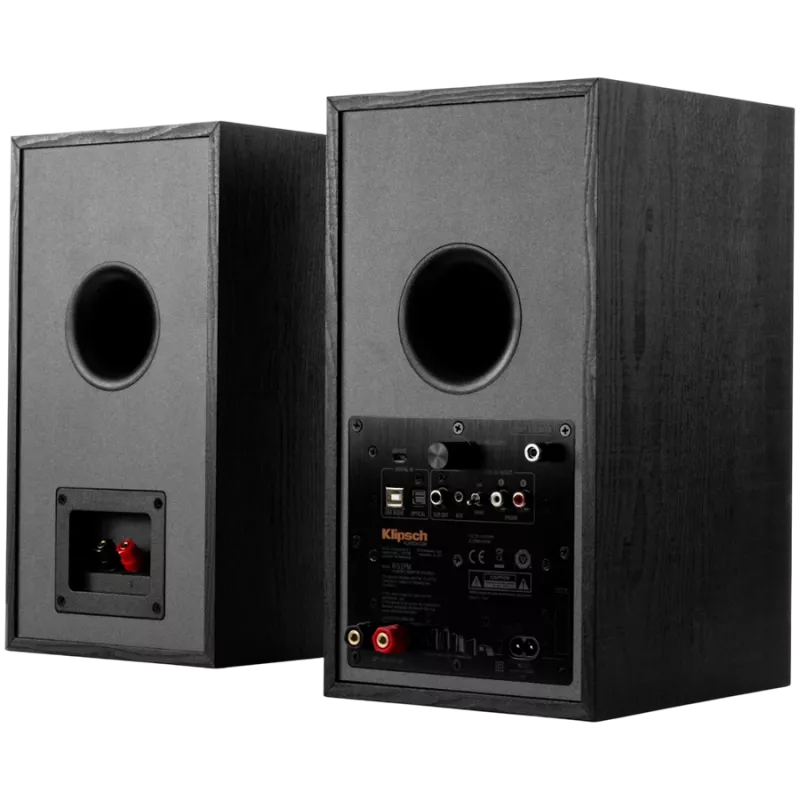 Active bookshelf loudspeaker KLIPSCH R-51PM — Wired & Wireless, 120 W, Black/Copper