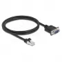 Network cable DELOCK 64351 — Cat5e S/UTP (STP), RJ‑45 to RJ‑45, 1 m, black