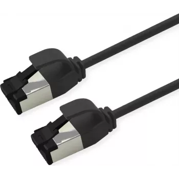 ROLINE U/FTP Patch Cable Cat.8.1 LSOH slim black 2m (21.15.3265)