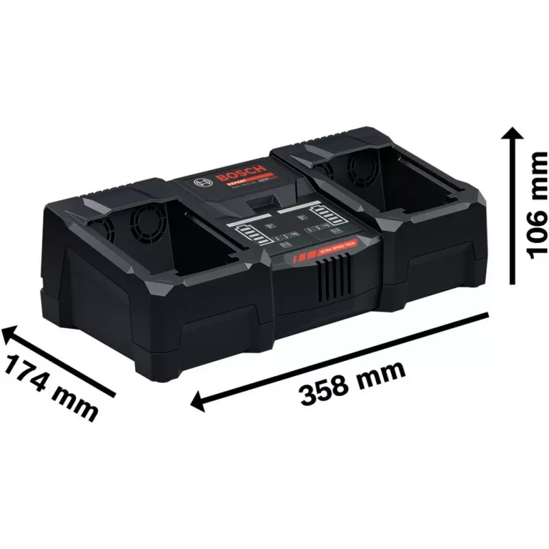 Battery charger Bosch EXPERT EXAL18V2-320 18V 2A for Bosch 18V battery packs
