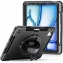 Kickstand case jt berlin for Apple iPad Air 11 inch (2024/2025) with rugged shell and handstrap