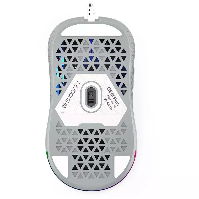 ENDORFY GEM Plus Onyx White mouse Gaming Right-hand USB Type-C Optical 19000 DPI