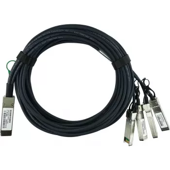 CBO QSFP to 4×SFP Breakout Cable 40 Gbit/s, model 40G-QSFP-4SFP-PC-0501-BL, 5 m