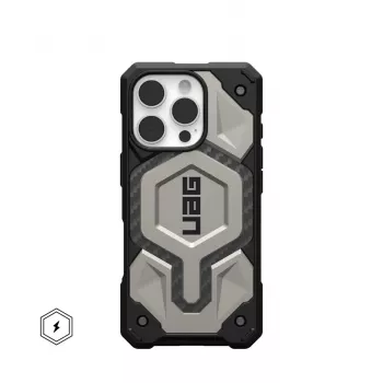 Urban Armor Gear Monarch Pro mobile phone case 16 cm (6.3) Cover Titanium
