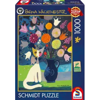 Rosina Wachtmeister: Weiße Katze (1000 Teile)