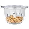 Electric food chopper HEINRICH'S HMZ 8850, 500 W, 2 L bowl, 4 blades, technopolymer, silver