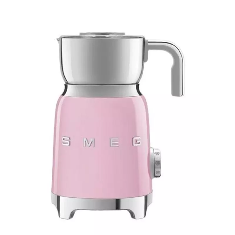 Automatic milk frother Smeg MFF11PKEU Rose Stainless steel 500W