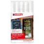 Chalk Marker Edding 4095/5S, set of 5 white markers, 2–3 mm bullet tip