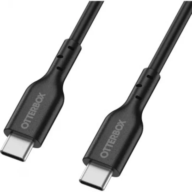Otter Products OtterBox - USB Cable - 24 pin USB-C (M) to 24 pin USB-C (M) - USB 2,0 - 3 A - 2,0m - Black (78-81357)