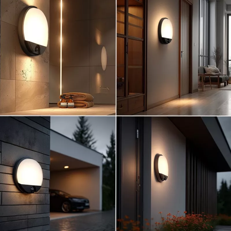 LED 15W Lamp with Infrared Motion Sensor MACLEAN MCE291 GR