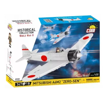 Building set Cobi Mitsubishi A6M2 “Zero-Sen” — 347 pieces, recommended age 3+
