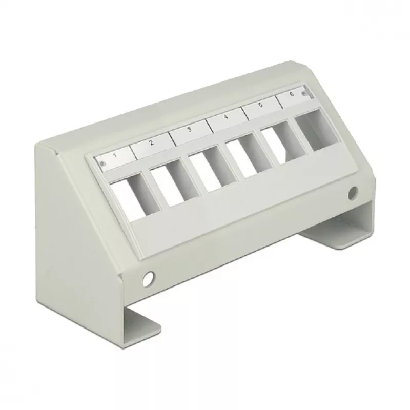 Patch panel DeLOCK 86218 Grey 65mm x 49mm x 130mm