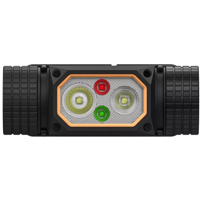 Headlamp Duracell DH2000R Gift Box — compact black/orange rechargeable headlamp