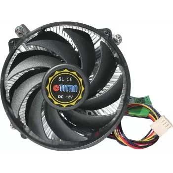 Titan DC-HA21TZ/RPW CPU Cooler for Intel Socket LGA1700, Low Profile Design (95W) (DC-HA21TZ/RPW)
