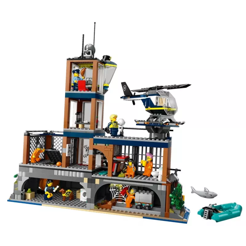 LEGO City Construction toy Police Station Prison Island 60419 — 980 pieces, 7 minifigures, 370×400×160 mm