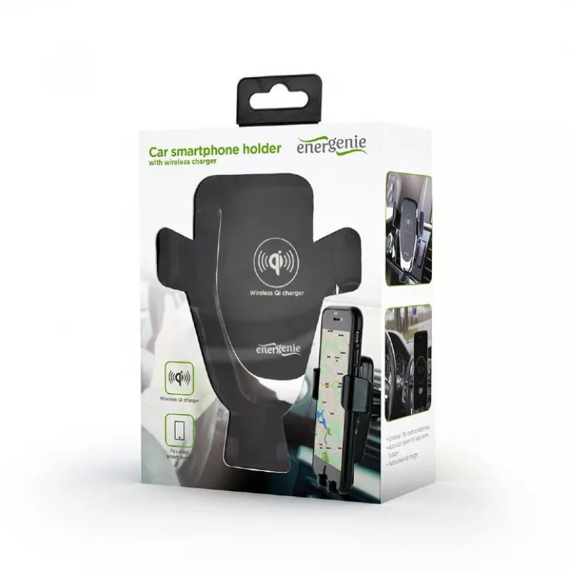 Mobile Holder Car W/CHARGER QI/EG-TA-CHAV-QI10-01 Gembird