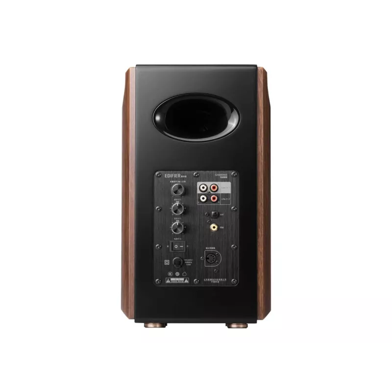 Loudspeaker Edifier S2000MKIII 2.0, 130 W RMS, Wired & Wireless, Black/Wood