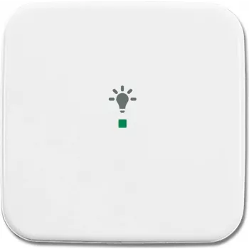 Busch-Jaeger 6220-0-0080 Cover Plate for Sensor Holder & -Socket White (2CKA006220A0080)
