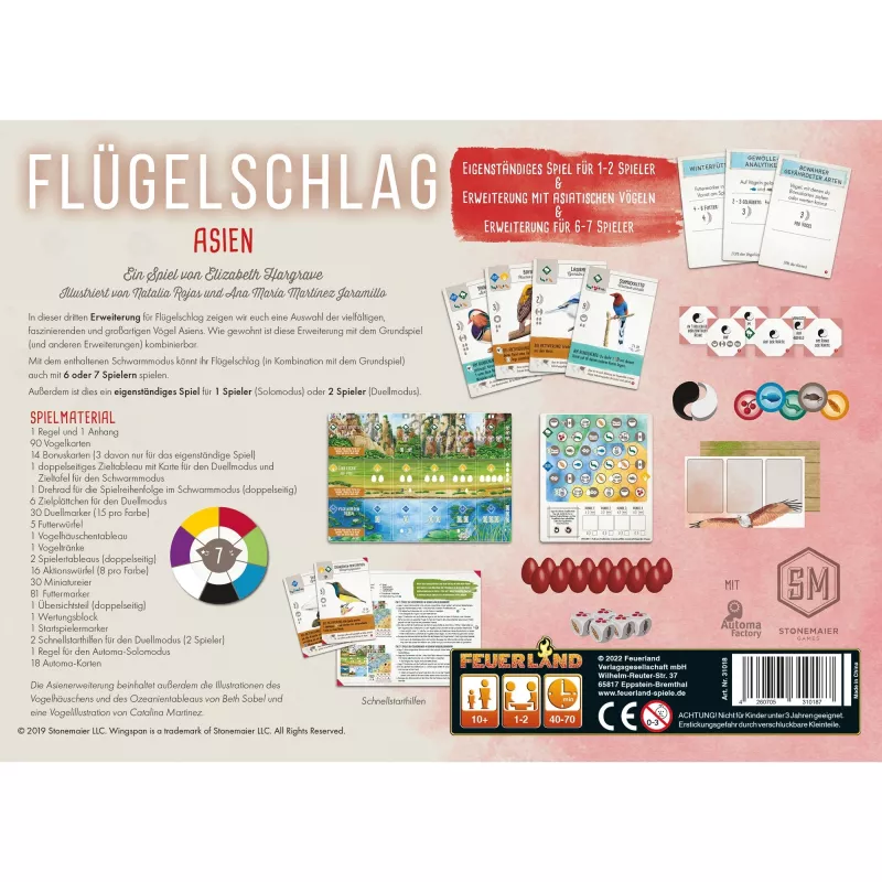 Wingspan: Asien-Expansion, Board Game Expansion