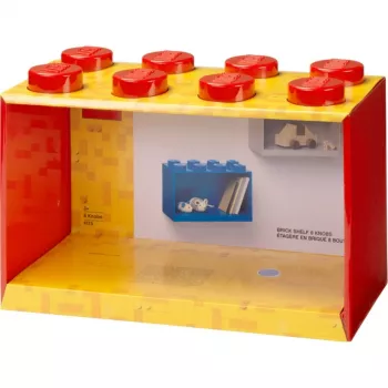 Room Copenhagen LEGO Brick Shelf 8 Shelf 41151730 (Red)
