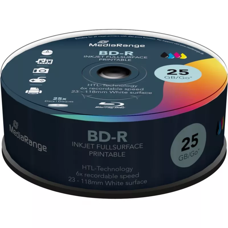 BD-R blank Blu-Ray disc MediaRange MR515