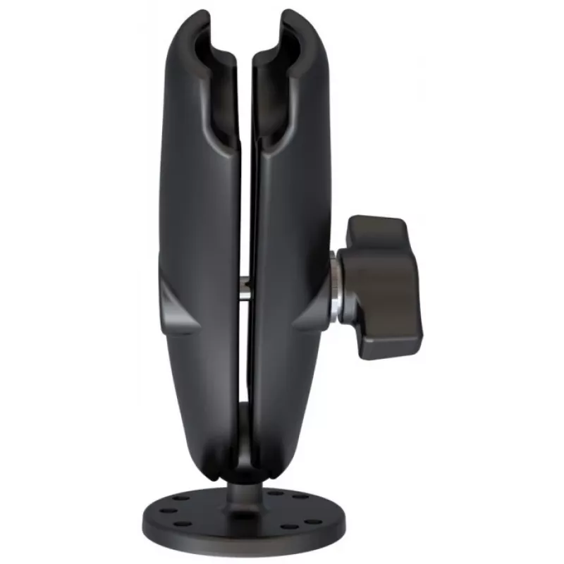 RAM Mounts Double Socket Arm with Round Plate Black 294.8 g