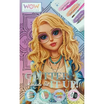 Creative painting set Kids Euroswan WOW00084 — Mandala glitter kit for kids