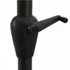 Garden umbrella Extralink foldable 3 m, large, graphite