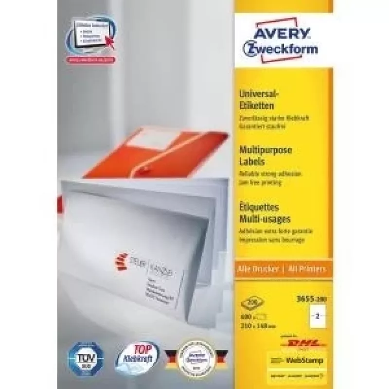 Self-adhesive label Avery 3655-200