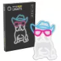 Neon Lights MANTA SNL114MT Bulldog with Glasses neon sign