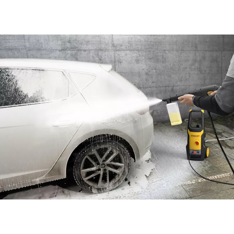 STANLEY SXPW14PE High Pressure Washer with Patio Cleaner (1400 W, 110 bar, 390 l/h) | Stanley 1400 W | 110 bar | 390 l/h