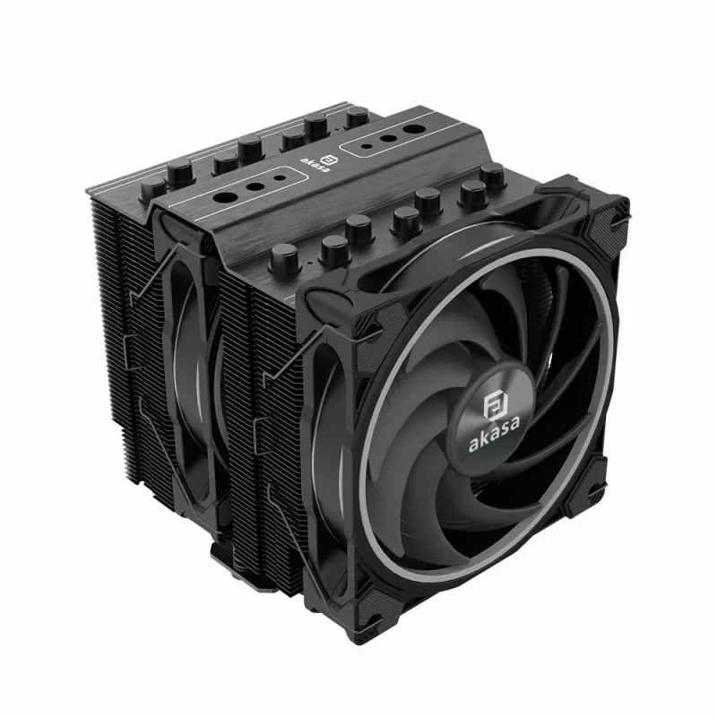 Air cooler Akasa SOHO H7 12 cm Black 500-2000 RPM Ceramic bearing