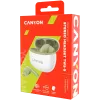 CANYON In-Ear Headphones TWS-5, Green Bluetooth 5.3, touch control, charging input: USB-C
