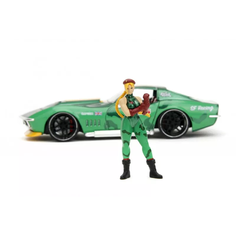 Car Jada Toys Street Fighter 1969 Chevrolet 1:24 Metal Green