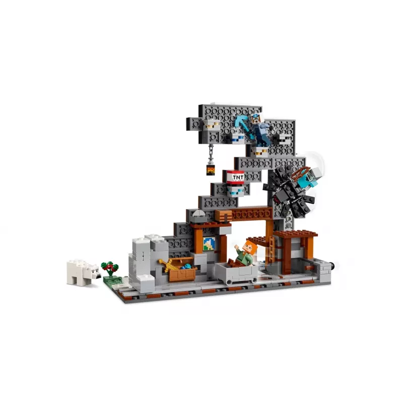 Construction Toy LEGO Minecraft The Pickaxe Mine set 21277 — 530 pieces, 3 minifigures, age 8+