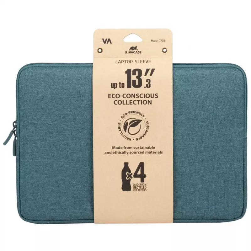 Sleeve case Rivacase Suzuka 7703 35.6 cm Aqua