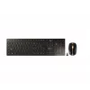 CHERRY DW 9100 SLIM keyboard Mouse included Universal RF Wireless + Bluetooth AZERTY French Black