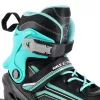 Nils Extreme NH18190 2IN1 Skates BLACK/BLUE SIZE. M (34-38)) With Interchangeable Hockey Skates