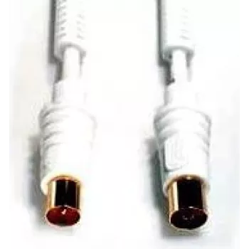 Coaxial Cable e+p AB 201 1.5 m DIN 45 325 White