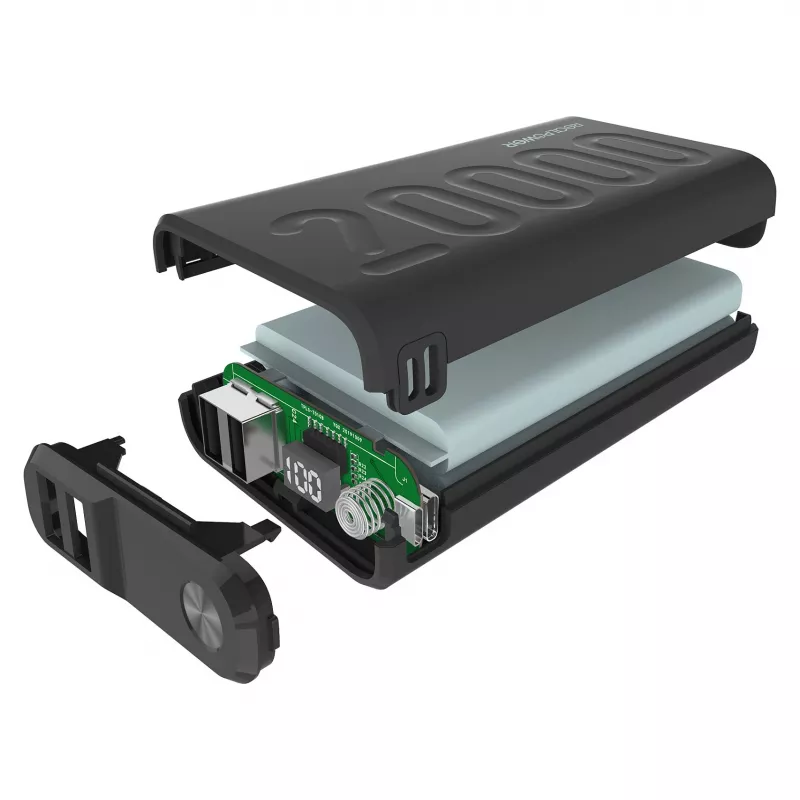 Powerbank RealPower PB-20000 PD black (323369)