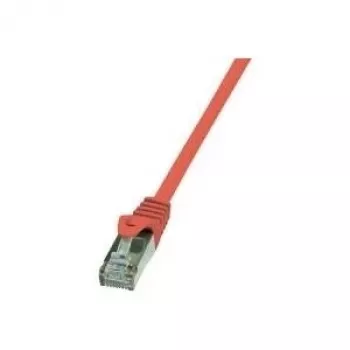 Logilink - Patch-Cable - RJ-45 (M) to RJ-45 (M) - 7.5 m - Foiled Unshielded Twisted Pair (F/UTP) - CAT 5e - Red (CP1084S)