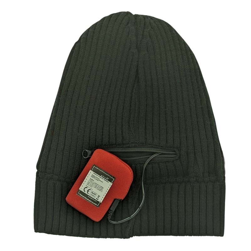 Glovii GC2B heated hat with battery - polyester black