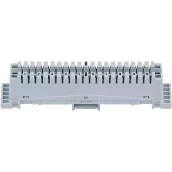 Patch panel connector strip Corning 79101-511 00 with color code (LSA‑Plus 2/10DA)