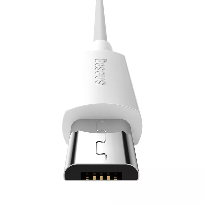 USB A to Micro‑USB B cable Baseus TZCAMZJ-02 1.5 m White