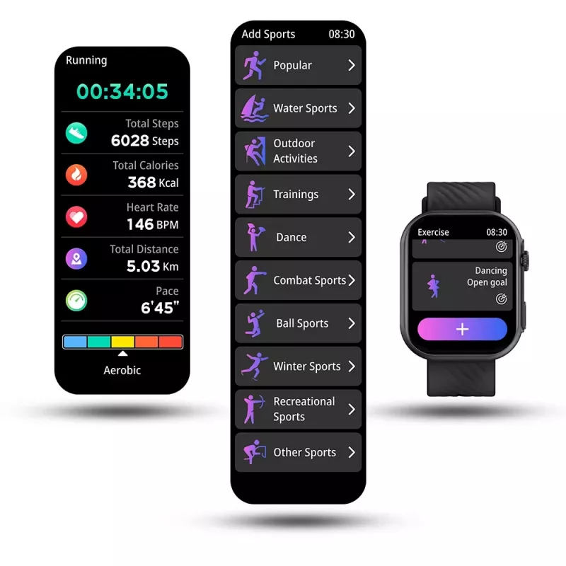 Smartwatch Manta Revo SWU401BK Black