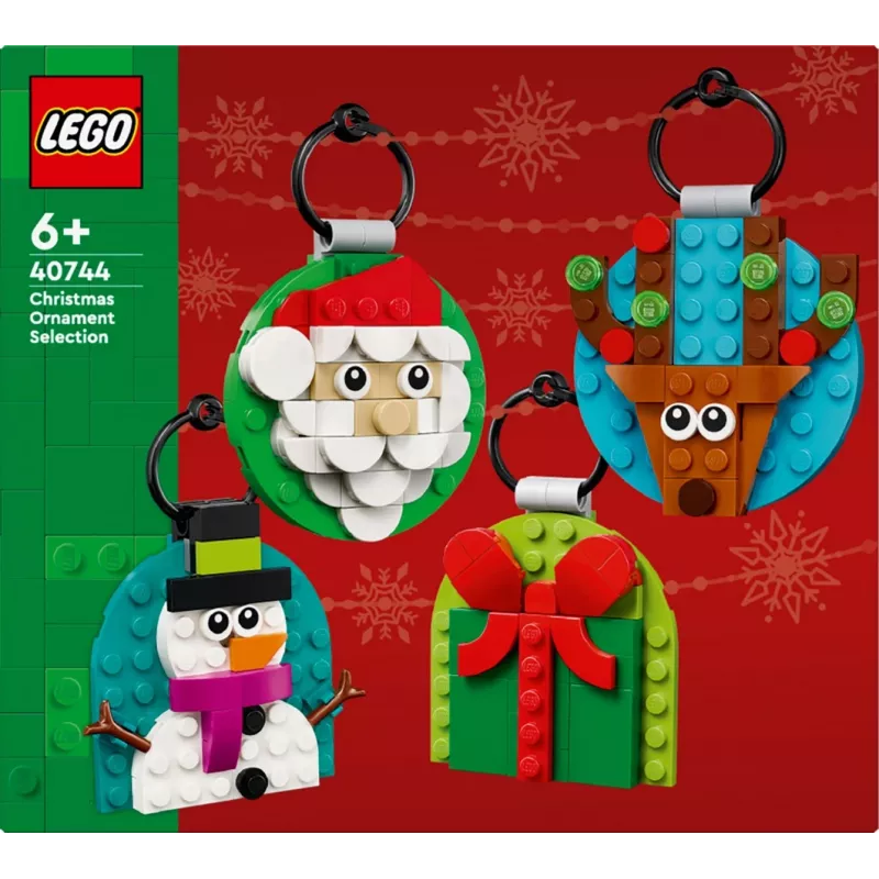 Bricks Iconic 40744 Christmas Ornament Selection