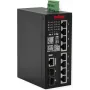 ROLINE Industr. Gigabit Eth. Switch 8x+ 2x dual-speed SFP managed 240W - Switch - 1 Gbps - 10-Port - Power over Ethernet - Managed (21.13.1131)